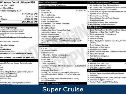Used 2025 GMC Yukon Denali Ultimate AWD/4WD image 14