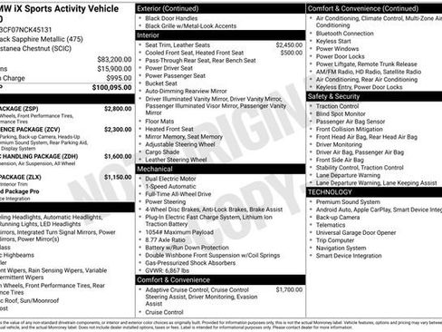 Used 2022 BMW iX xDrive50 w/ Sport Package AWD/4WD image 36