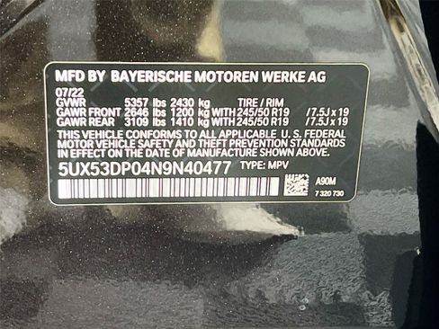 Used 2022 BMW X3 xDrive30i w/ Premium Package 2 AWD/4WD image 32
