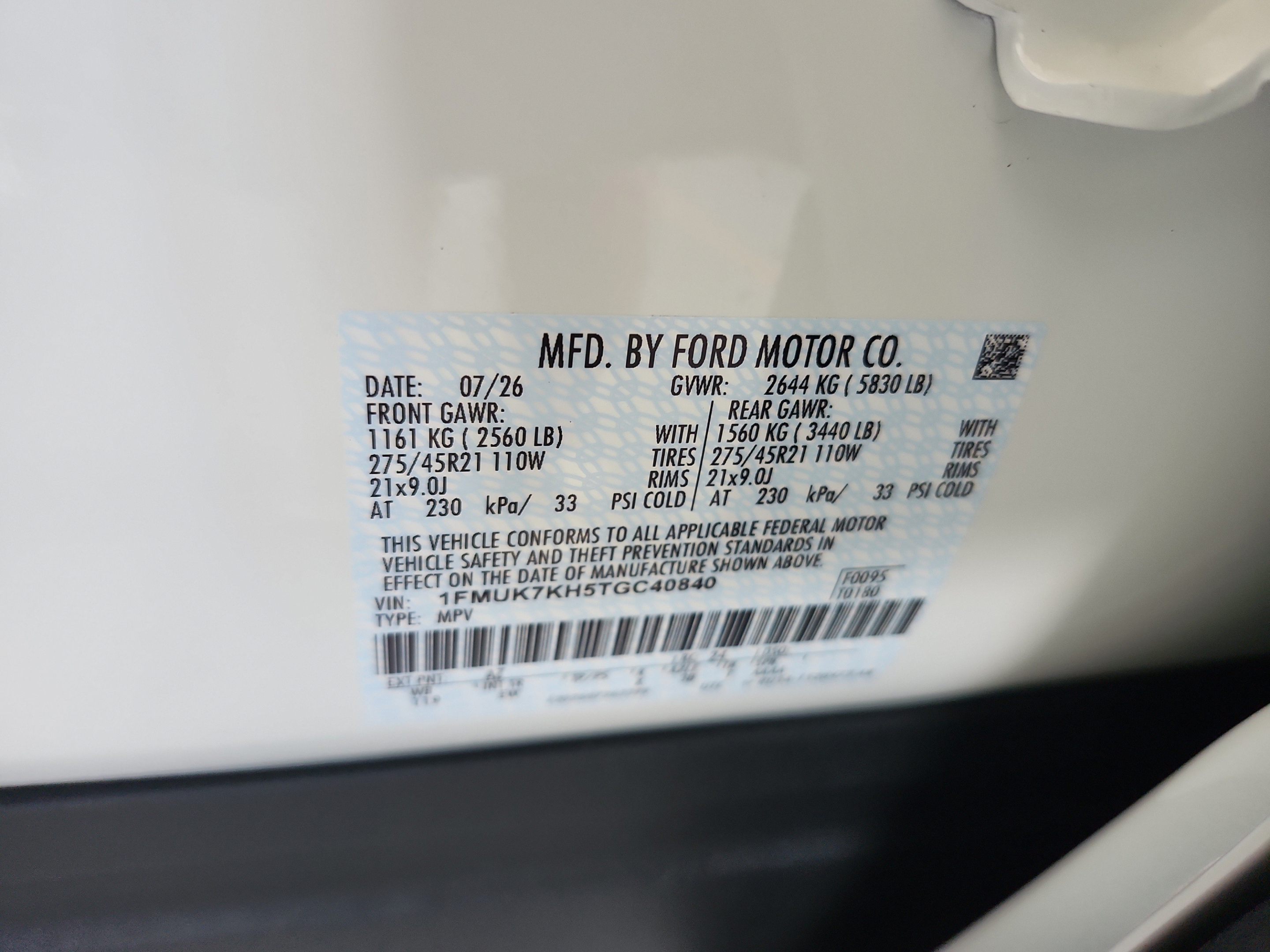 New 2026 Ford Explorer ST-Line w/ ST-Line Street Pack RWD image 25