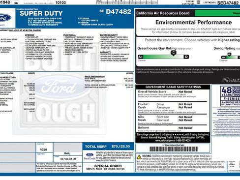 Used 2025 Ford F250 XLT w/ FX4 Off-Road Package AWD/4WD image 2