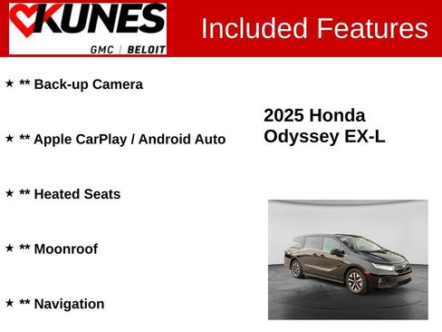 Used 2025 Honda Odyssey EX-L image 2