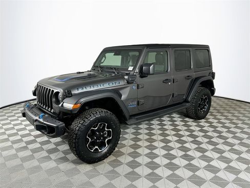Used 2021 Jeep Wrangler Unlimited Rubicon 4xe w/ Steel Bumper Group image 3
