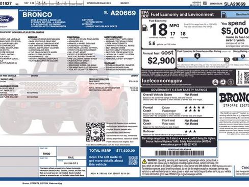 New 2025 Ford Bronco Stroppe Edition image 4