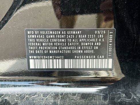 Used 2025 Volkswagen Golf R Black Edition AWD/4WD image 7