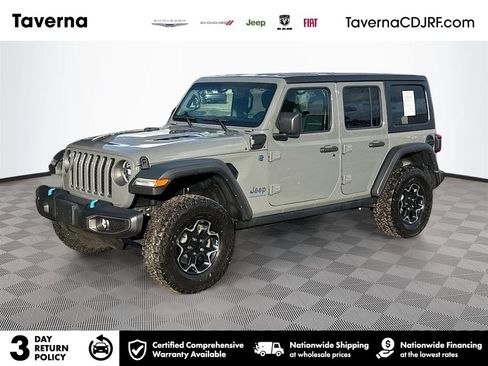 Used 2023 Jeep Wrangler Unlimited Rubicon 4xe w/ Cold Weather Group AWD/4WD image 1