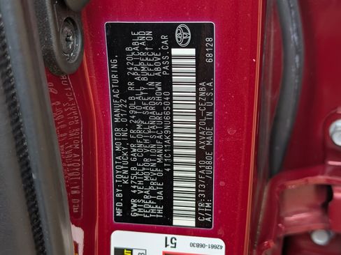 Used 2022 Toyota Camry LE FWD image 34