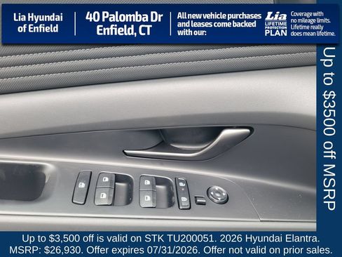 New 2026 Hyundai Elantra SEL Sport Premium FWD image 13