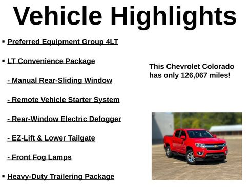 Used 2017 Chevrolet Colorado LT w/ LT Convenience Package AWD/4WD image 10
