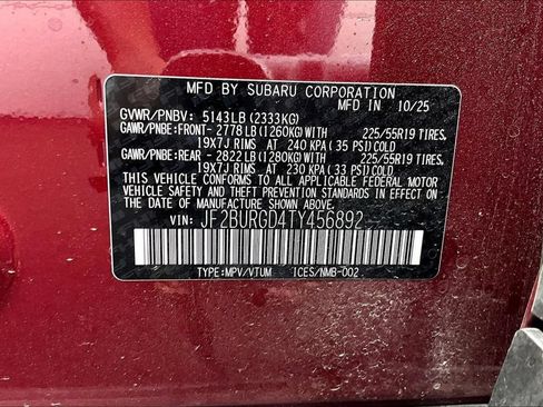 Used 2026 Subaru Outback Limited XT AWD/4WD image 17