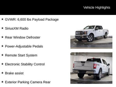 Used 2019 Ford F150 XLT w/ Equipment Group 302A Luxury image 25