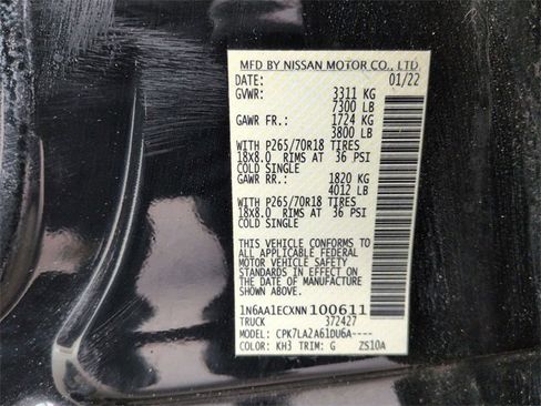 Used 2022 Nissan Titan S w/ S Utility Package image 22