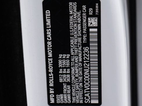 Certified 2022 Rolls-Royce Ghost w/ Ghost Package image 57