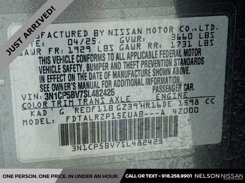 Certified 2025 Nissan Kicks Play S image 29