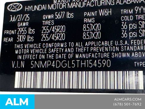 Used 2026 Hyundai Santa Fe Limited AWD/4WD image 38