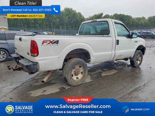 Used 2006 Ford F250 4x4 Regular Cab Super Duty image 4
