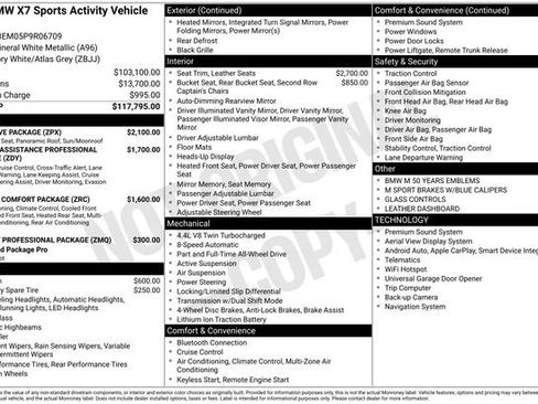 Used 2023 BMW X7 M60i w/ Executive Package AWD/4WD image 20