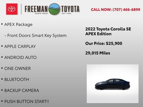 Used 2022 Toyota Corolla SE FWD image 5