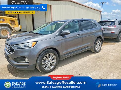 Used 2021 Ford Edge Titanium AWD/4WD image 1