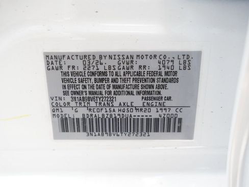 New 2026 Nissan Sentra S FWD image 26