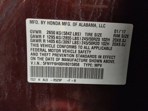 Used 2017 Honda Pilot Elite image 33