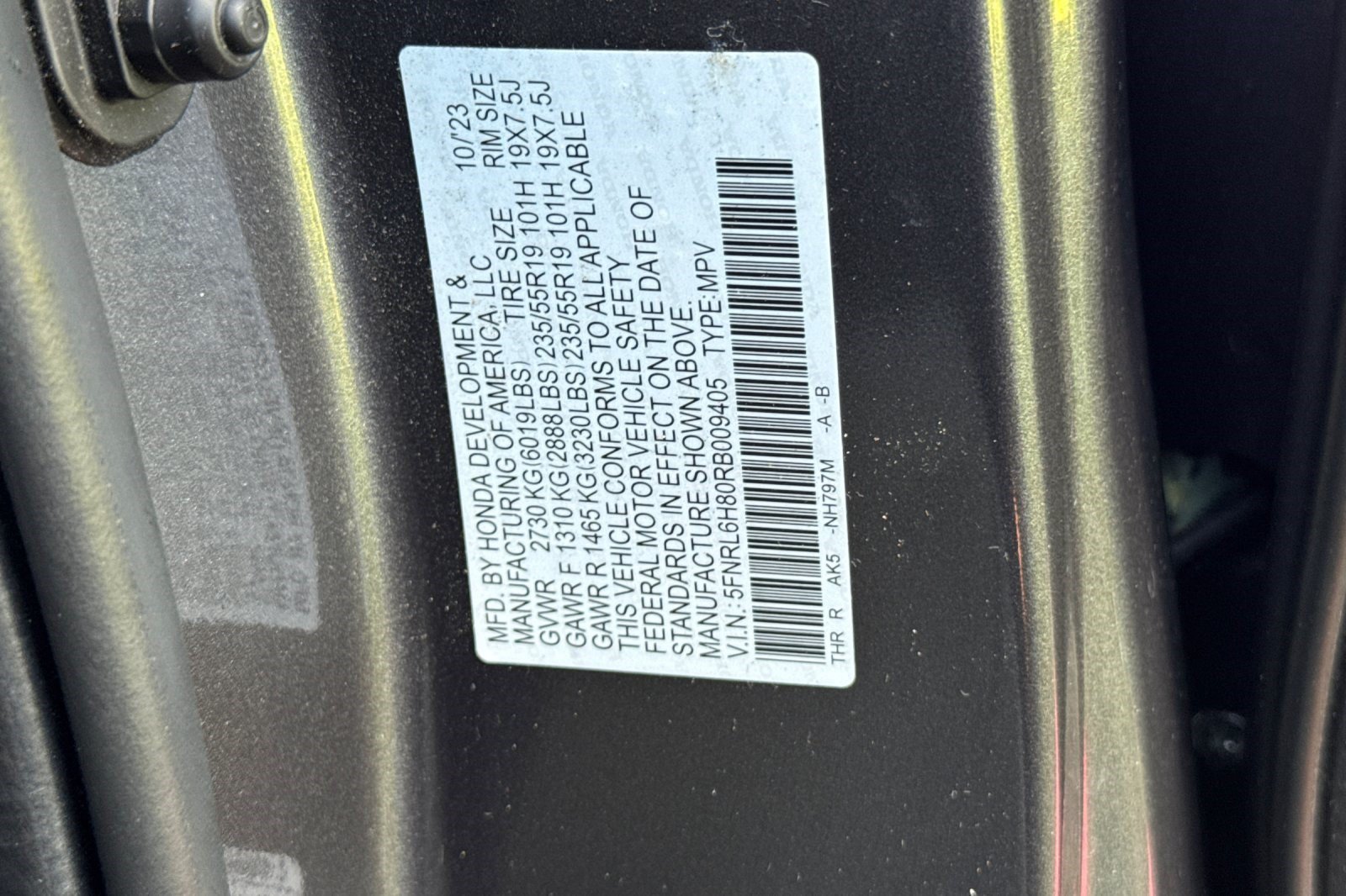 Certified 2024 Honda Odyssey Touring image 29