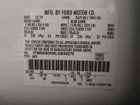 Used 2020 Ford Explorer XLT w/ Equipment Group 202A image 33