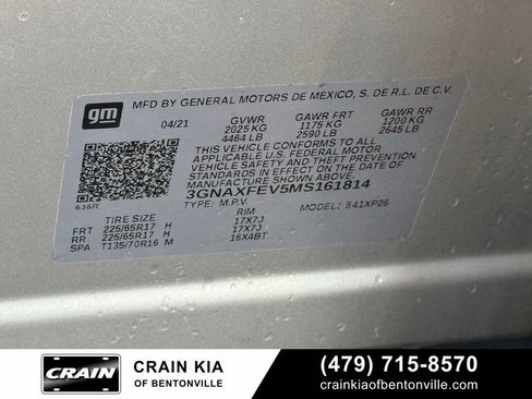 Used 2021 Chevrolet Equinox LS w/ LS Convenience Package FWD image 34