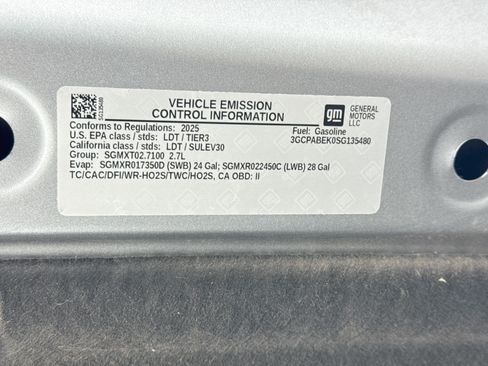 Used 2025 Chevrolet Silverado 1500 Custom RWD image 20