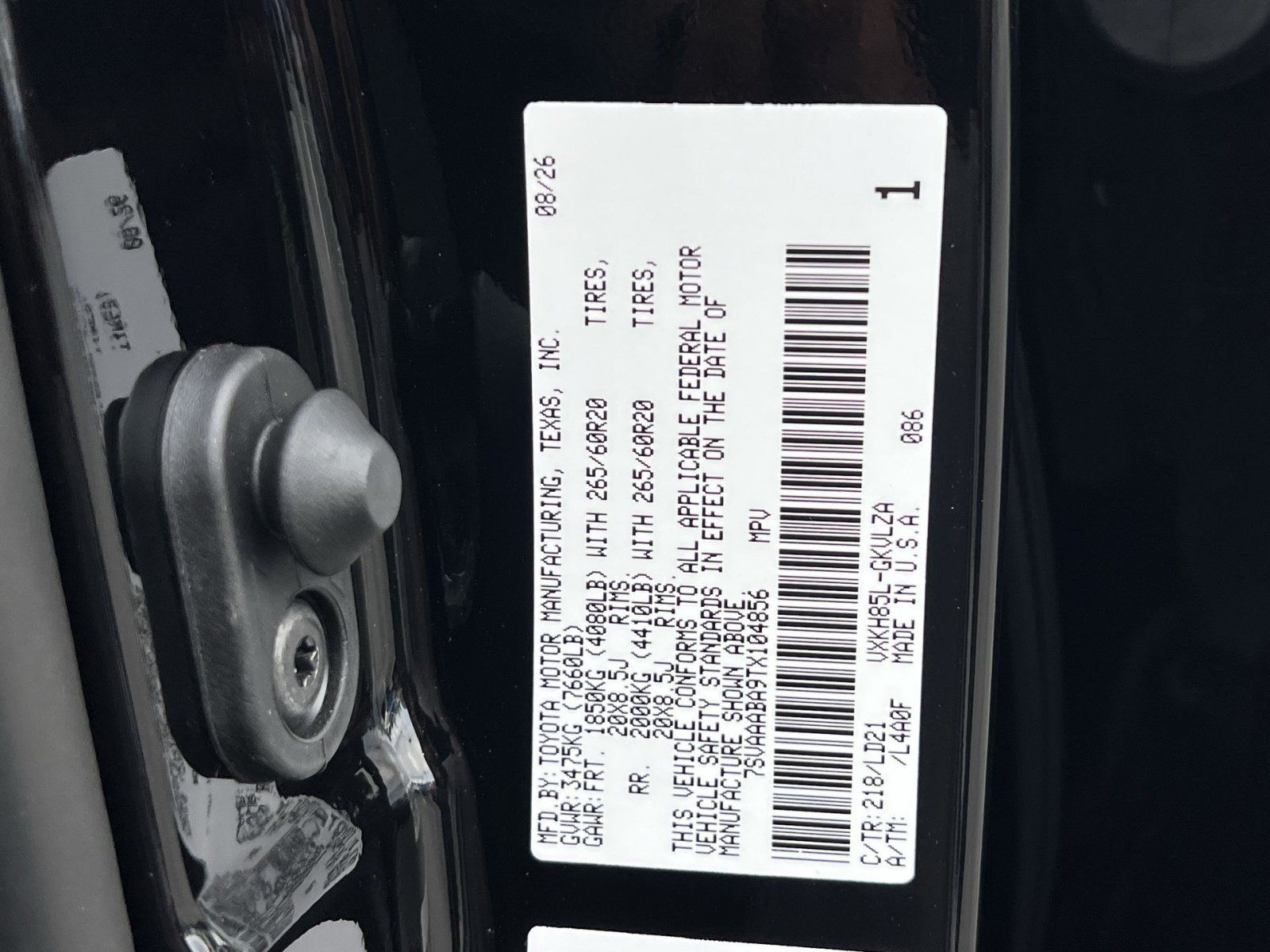 New 2026 Toyota Sequoia Limited w/ TRD Off-Road Package AWD/4WD image 28
