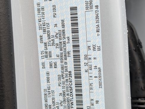 New 2025 Ford F150 Platinum w/ Equipment Group 702A High image 27