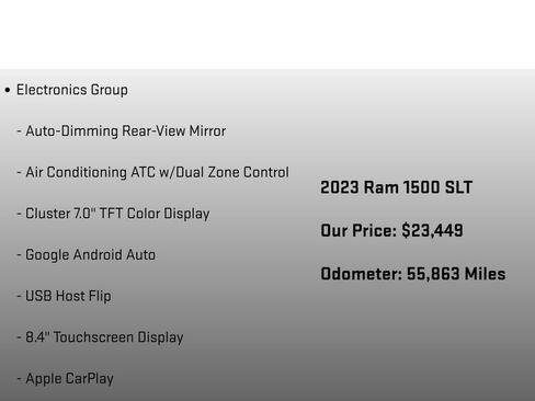 Used 2023 RAM 1500 Classic SLT w/ Trailer & Traction Group image 12