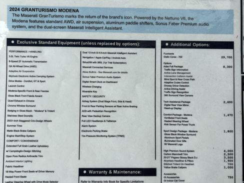 New 2024 Maserati GranTurismo Modena image 27