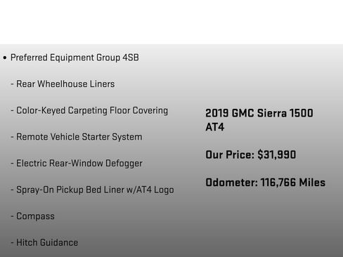 Used 2019 GMC Sierra 1500 AT4 w/ AT4 Premium Package AWD/4WD image 12