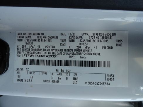Used 2021 Ford F150 XLT w/ Equipment Group 302A High AWD/4WD image 24