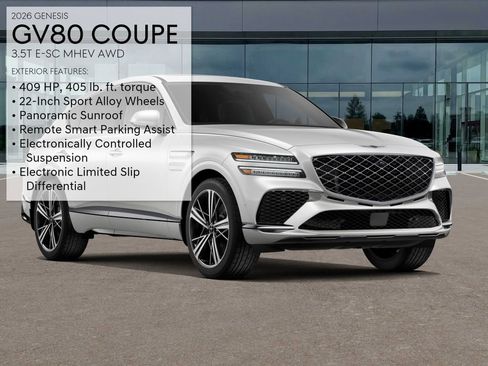 New 2026 Genesis GV80 3.5T e-SC AWD/4WD image 3
