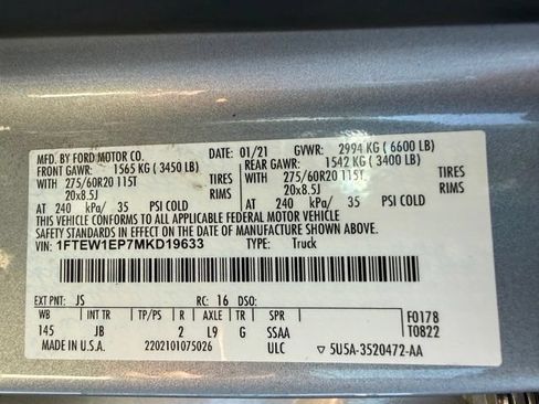 Certified 2021 Ford F150 XL w/ STX Appearance Package AWD/4WD image 42