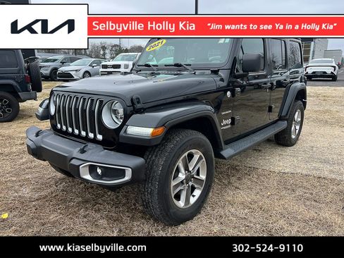 Used 2021 Jeep Wrangler Unlimited Sahara image 1
