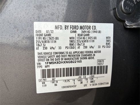 Certified 2022 Ford Explorer XLT image 34