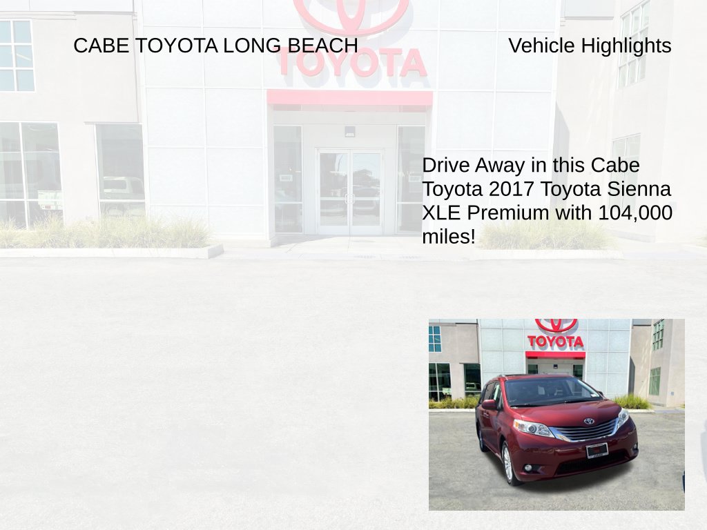 Used 2017 Toyota Sienna XLE Premium FWD image 6