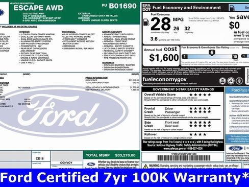 Used 2023 Ford Escape Active image 10