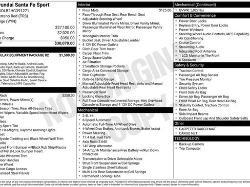 Used 2017 Hyundai Santa Fe Sport image 6