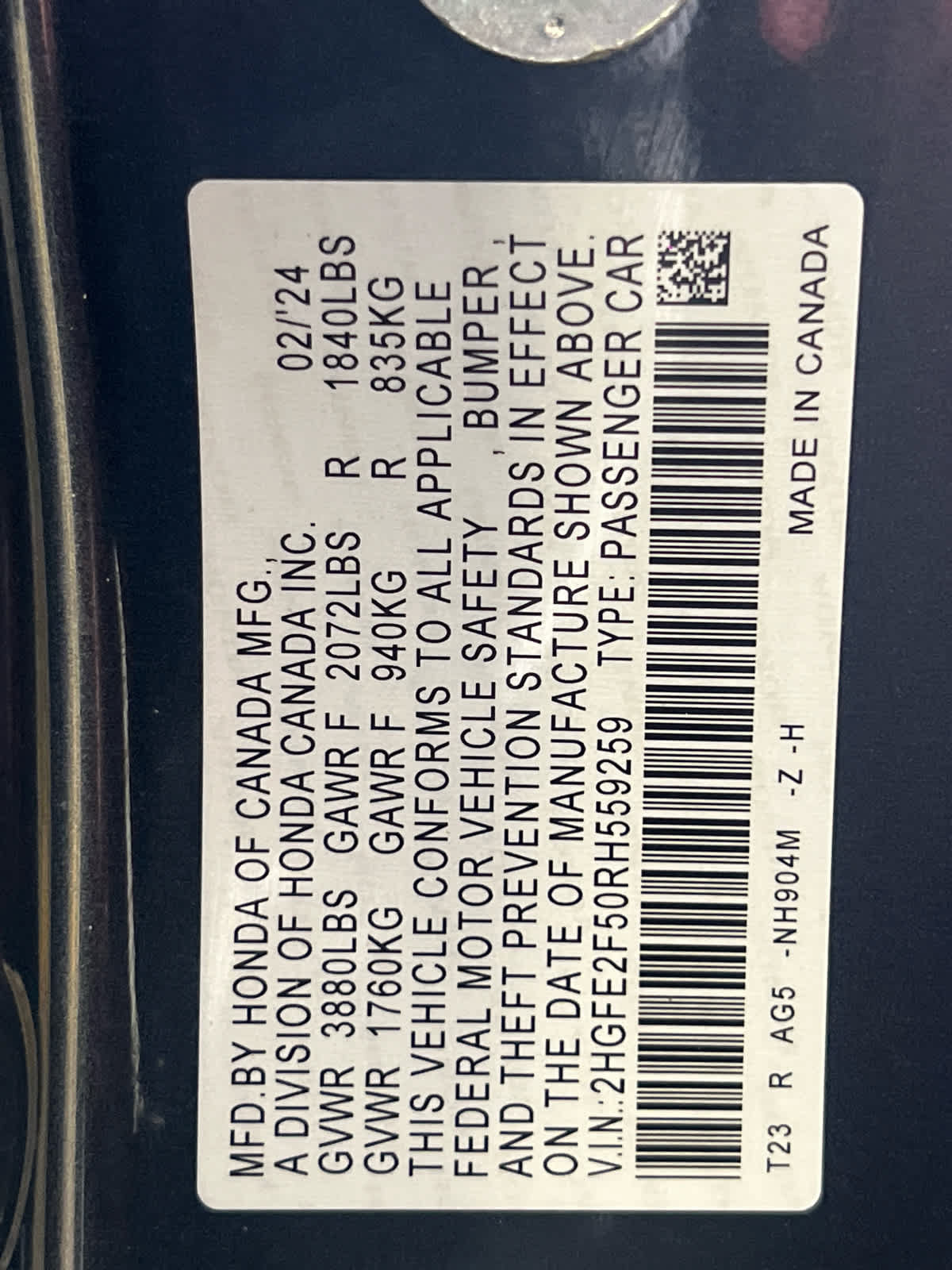 Used 2024 Honda Civic Sport image 20