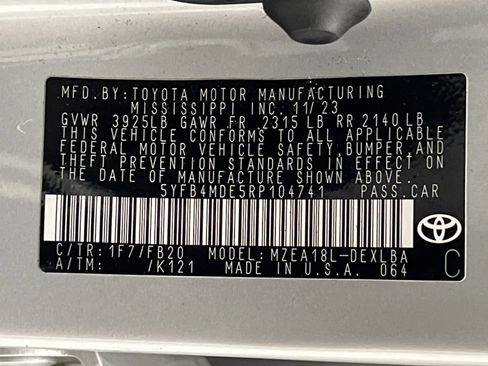 Used 2024 Toyota Corolla LE FWD image 67
