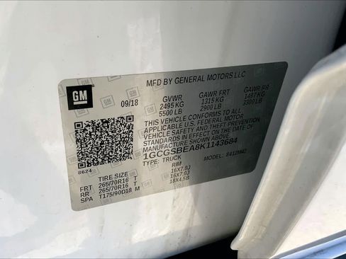 Used 2019 Chevrolet Colorado W/T w/ WT Convenience Package image 36