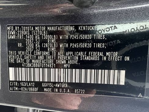 Used 2015 Toyota Venza Limited AWD/4WD image 24