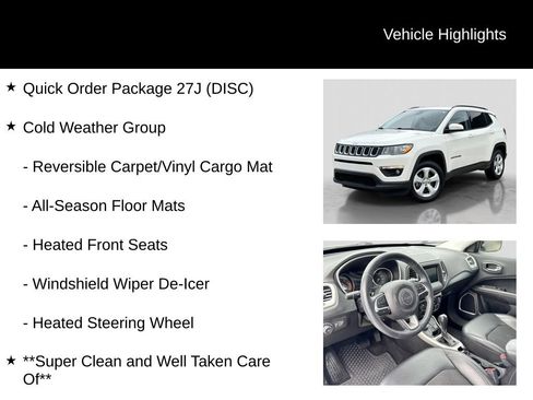 Used 2019 Jeep Compass Latitude w/ Cold Weather Group AWD/4WD image 6