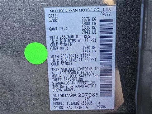 Used 2023 Nissan Pathfinder S image 23