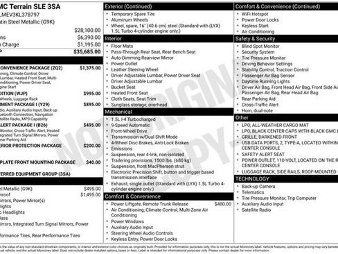 Used 2019 GMC Terrain SLE w/ Driver Convenience Package FWD image 7