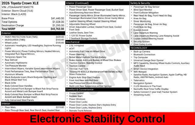 Used 2026 Toyota Crown AWD/4WD image 41
